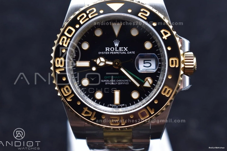 Best GMT-Master Edition Clean 904L VR Versatile Two Tone 116713 1:1 II Steel SS YG 871 1112